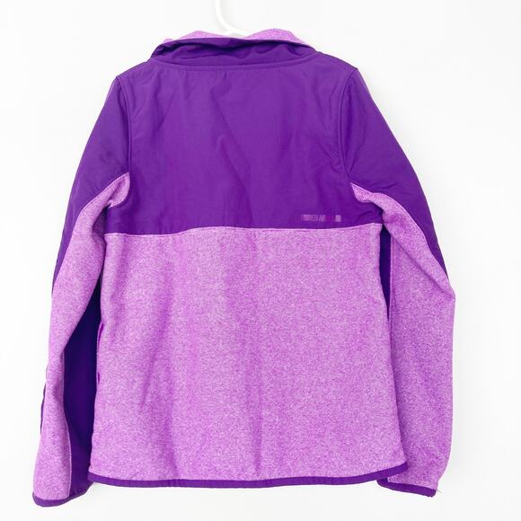 Under Armour Purple Quarter Zip Sweater Sz YS - Picture 6 of 8